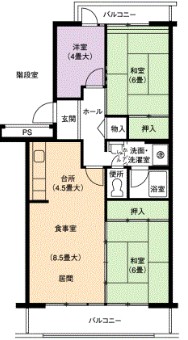 3LDK(間取) 3LDK(間取)